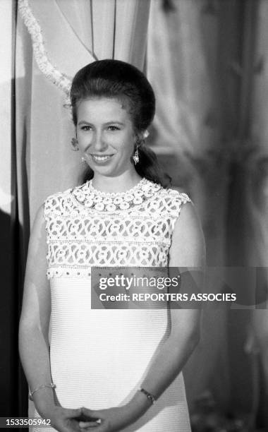 Portrait de la princesse Anne du Royaume-Uni, en 1969.