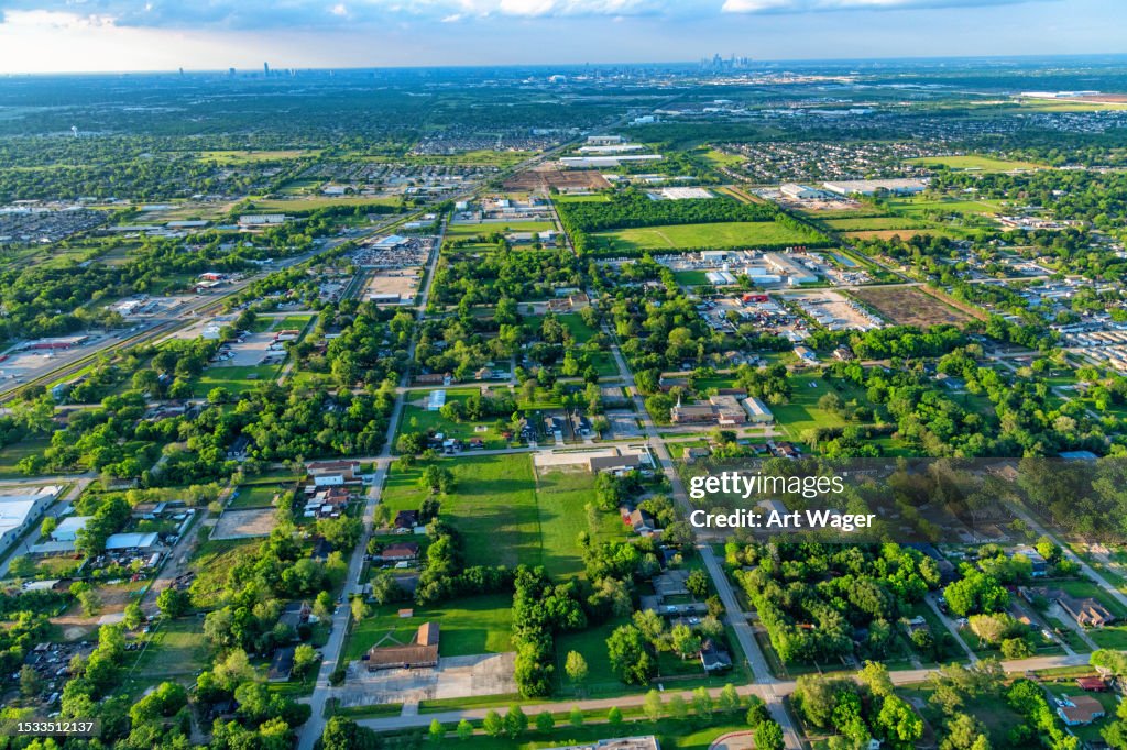 Suburban Houston Aerial