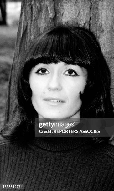 Actrice Danièle Évenou à Paris en 1969