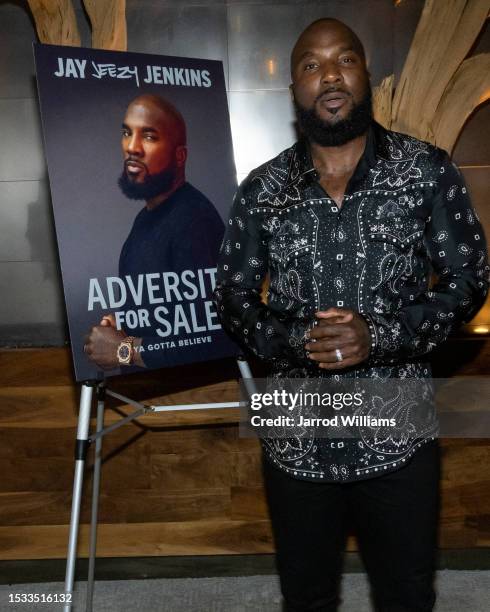 Jeezy attends a dinner for Jay "Jeezy" Jenkins in celebration of his upcoming book "Adversity For Sale" at BOA Steakhouse on July 14, 2023 in West...