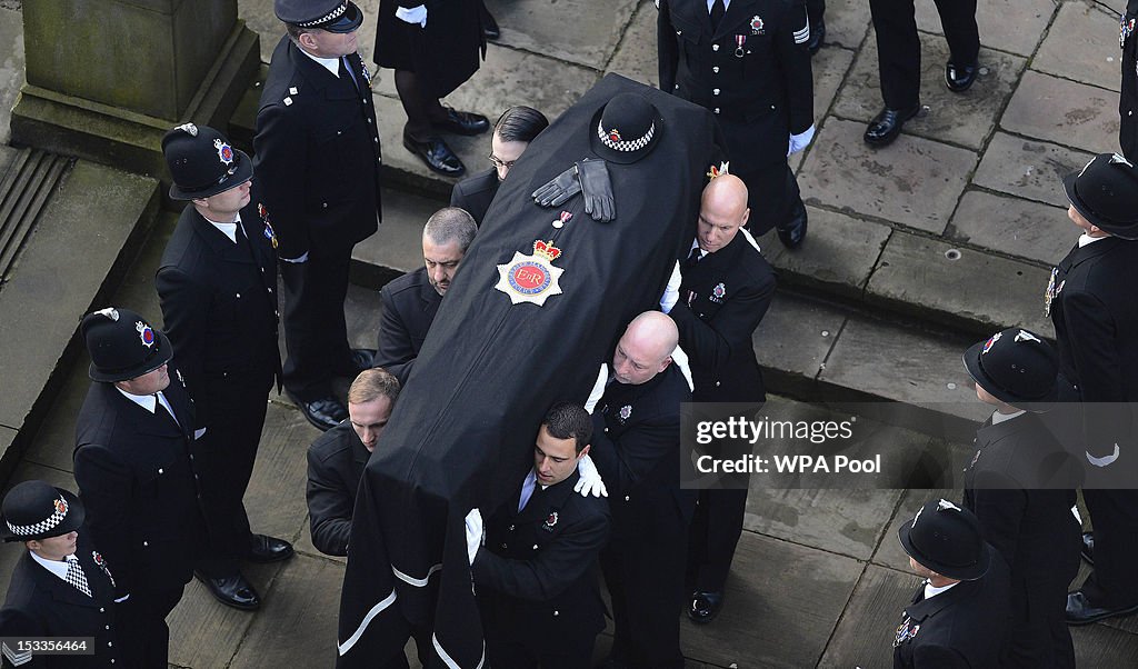 The Funeral Of Murdered Police Officer Fiona Bone At Manchester Cathedral