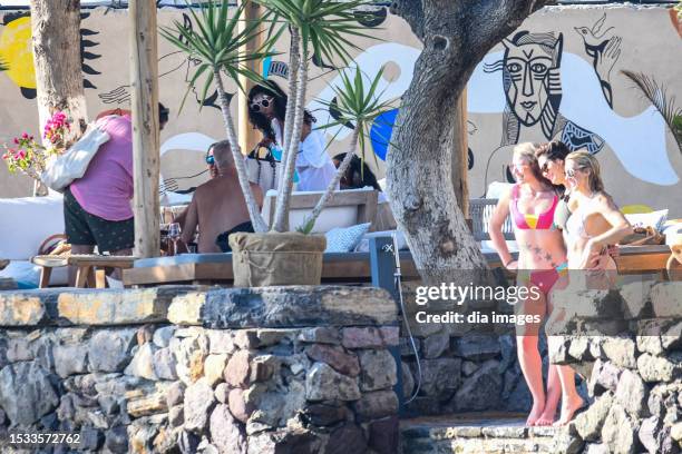 Ameerah Al Taweel is seen at The Beach Of Momo on July 10, 2023 in Mugla, Türkiye.