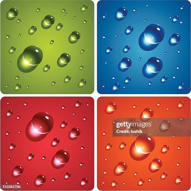 dew drop - macro orange stock illustrations