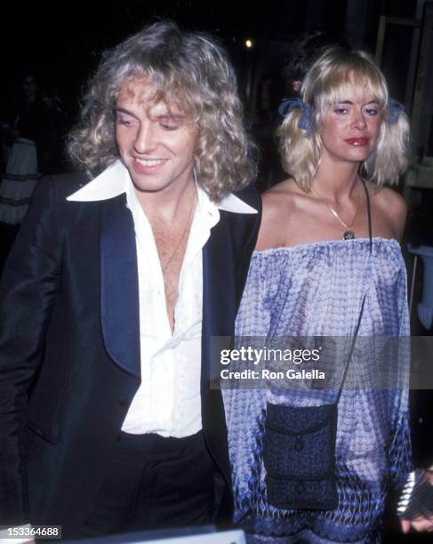 Musician Peter Frampton and girlfriend Penny McCall attend The City of Hope's Spirit of Life Award Dinner Salute to Clive Davis on February 24, 1978...