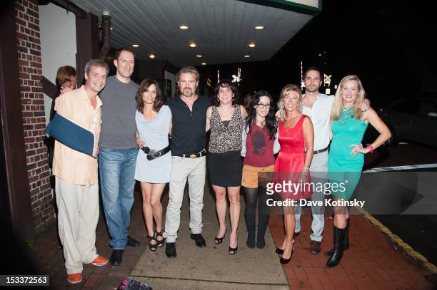 Janeane Garofalo with cast and crew attend the premiere of "Bad Parents" during the 2012 Montclair Film Festival>> on October 3, 2012 in Montclair,...