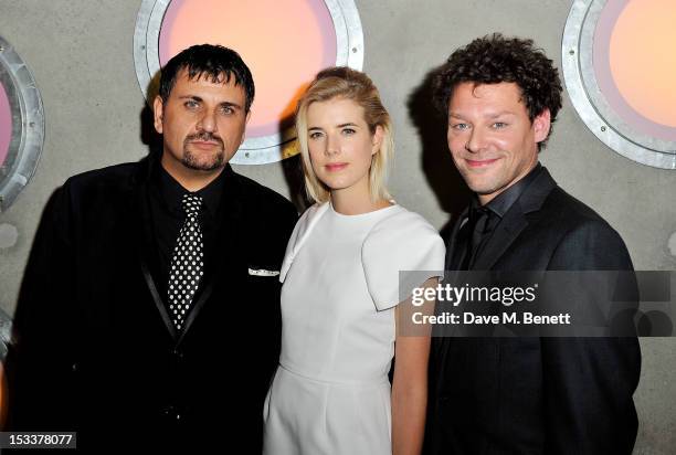 Mem Ferda, Agyness Deyn and Richard Coyle attend the Gala Screening of 'Pusher' at Hackney Picturehouse on October 4, 2012 in London, England.