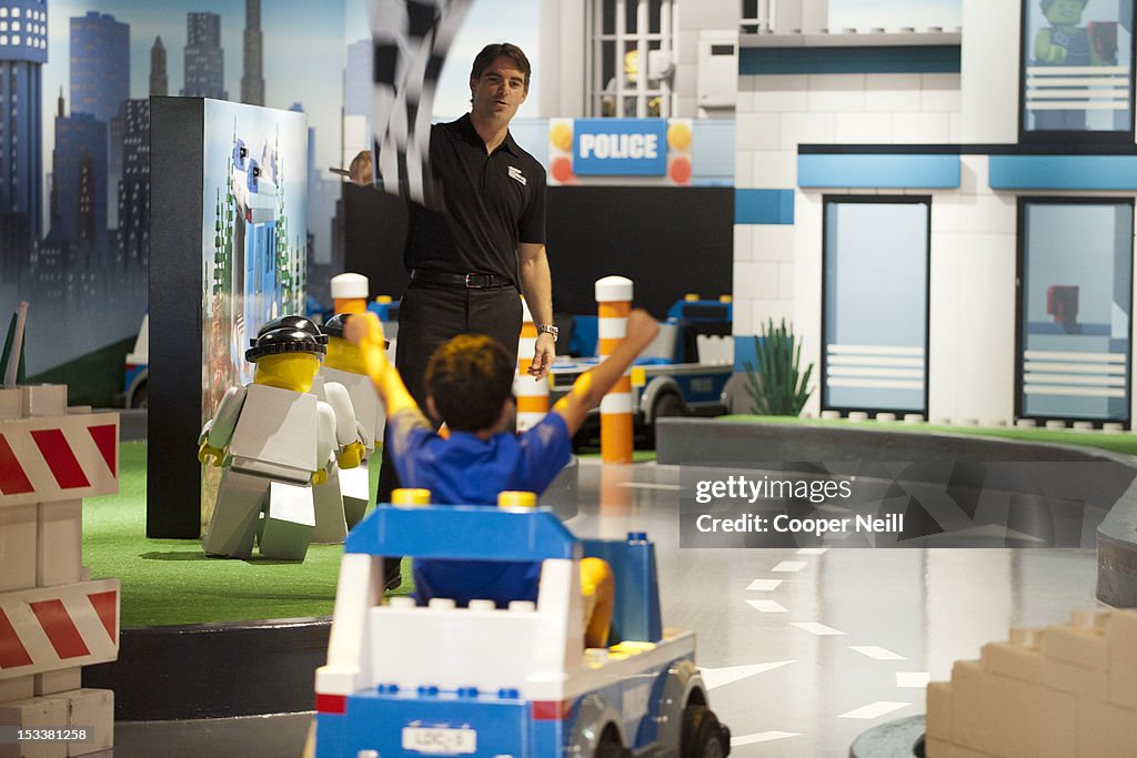 Jeff Gordon Visits LEGOLAND