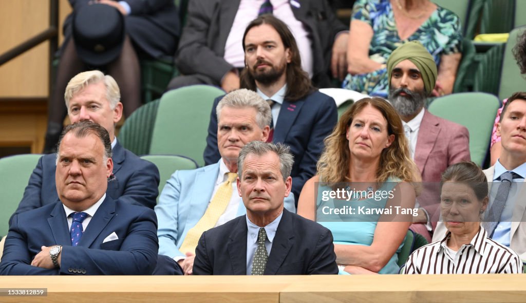 Celebrity Sightings At Wimbledon 2023 - Day 9