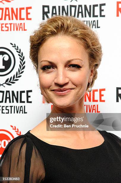 Cindy Jourdain attends the Raindance Film Festival screening of 'Love Tomorrow' at Apollo Piccadilly Circus on October 4, 2012 in London, England.