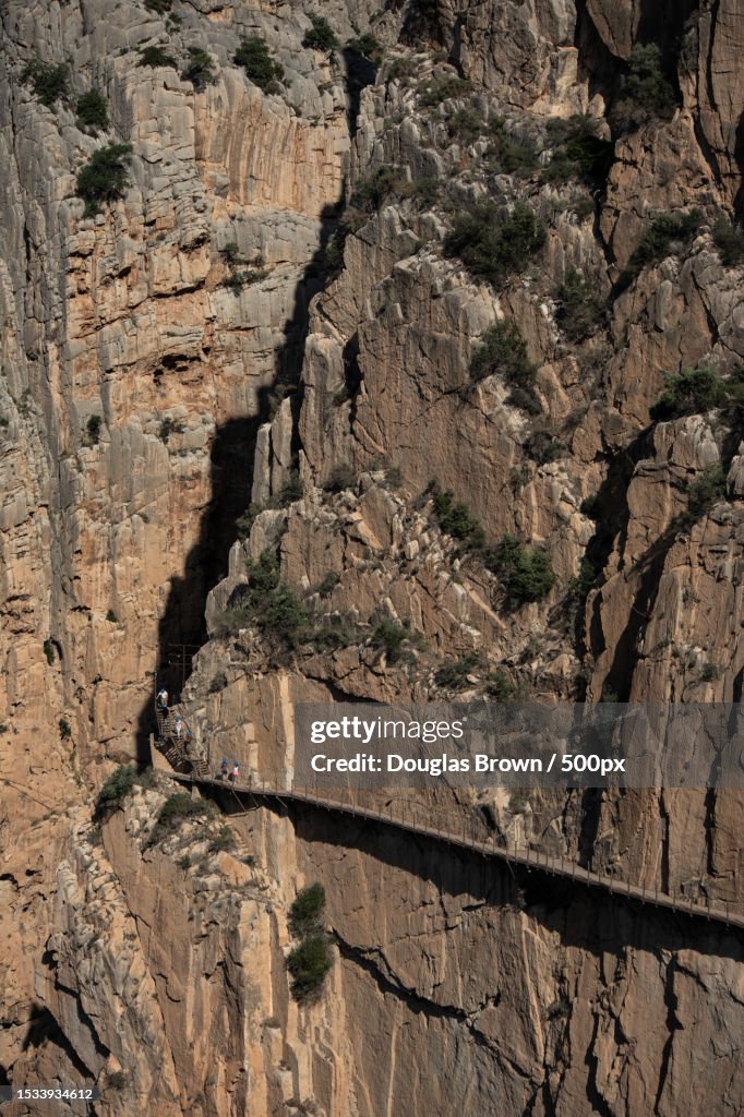 View of rock formations,Ardales,Spain