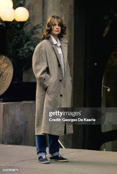 Nastassja Kinski on set in New York, 1981.