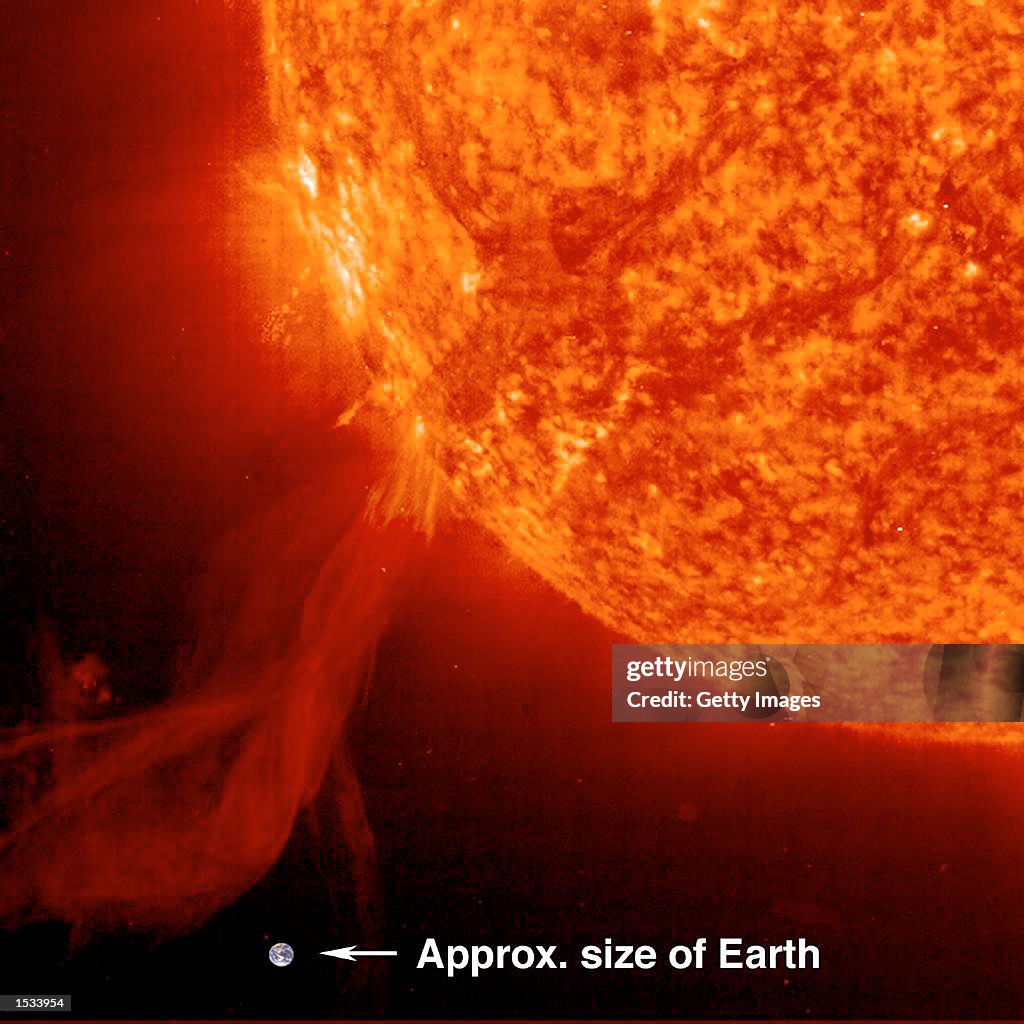 Two Large Solar Prominences Erupt On Sun