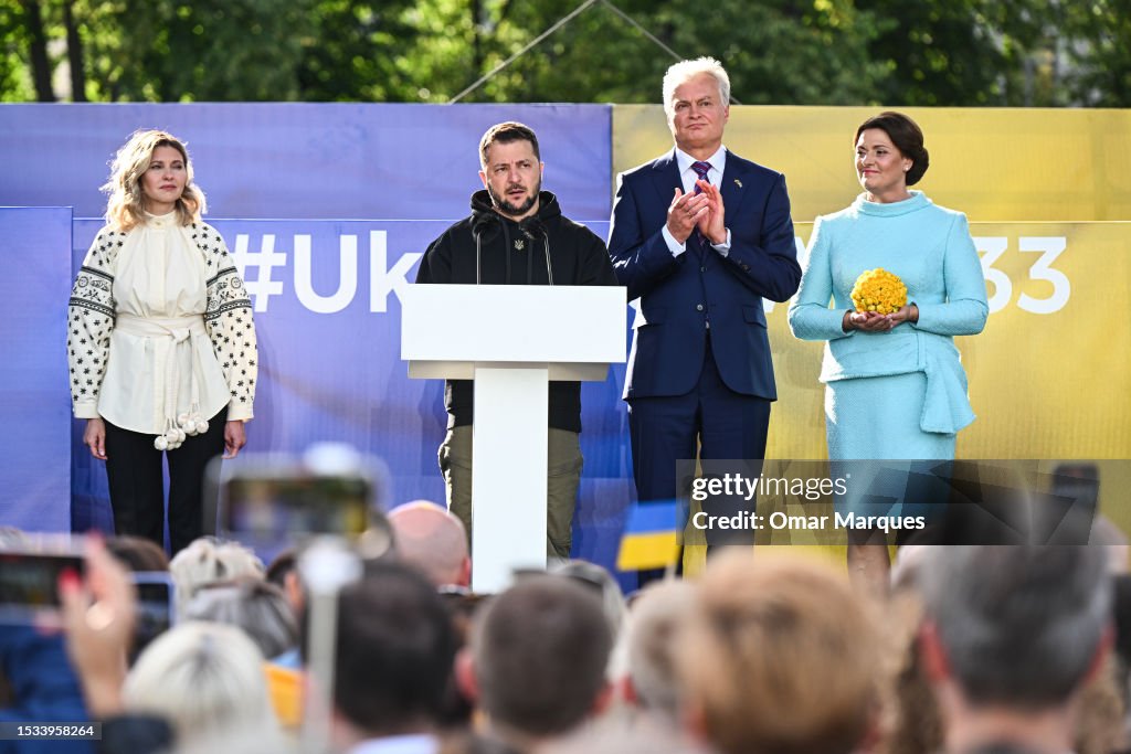 Ukrainian President Zelensky In Vilnius As It Hosts NATO Summit