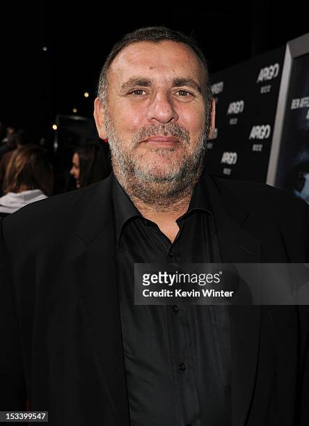 Executive producer Graham King arrives at the premiere of Warner Bros. Pictures' "Argo" at AMPAS Samuel Goldwyn Theater on October 4, 2012 in Beverly...