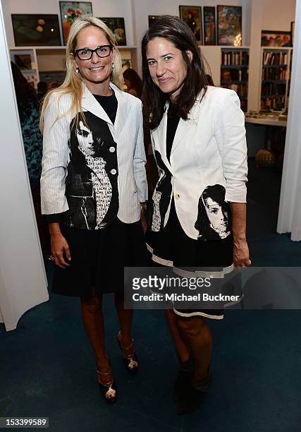 Heather Mnuchin and Katherine Ross attends the Director's Circle Celebration of WEAR LACMA: Inaugural Designs by Johnson Hartig For Libertine And...