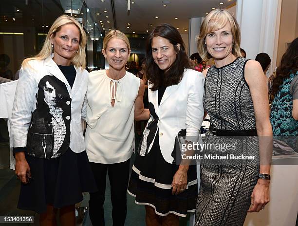Heather Mnuchin,Crystal Lourd, Katherine Ross and Willow Bay attend the Director's Circle Celebration of WEAR LACMA: Inaugural Designs by Johnson...