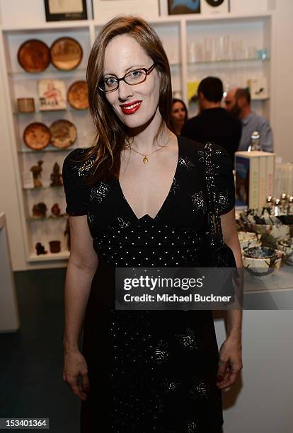 Liz Goldwyn attends the Director's Circle Celebration of WEAR LACMA: Inaugural Designs by Johnson Hartig For Libertine And Gregory Parkinson at LACMA...