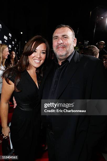 Executive producers Chay Carter and Graham King at the Los Angeles Premiere Of Warner Bros. Pictures' "Argo" held at AMPAS Samuel Goldwyn Theater on...