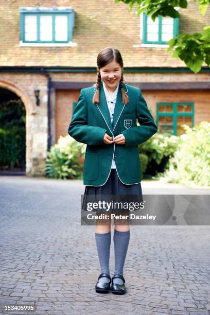 first day at senior school - school uniform stock pictures, royalty-free photos & images