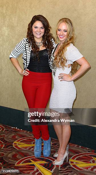 Alisha Mullally and Danielle Chuchran at "12 Dogs of Christmas: Great Puppy Rescue" Los Angeles Preview held at AMC Century City 15 theater on...