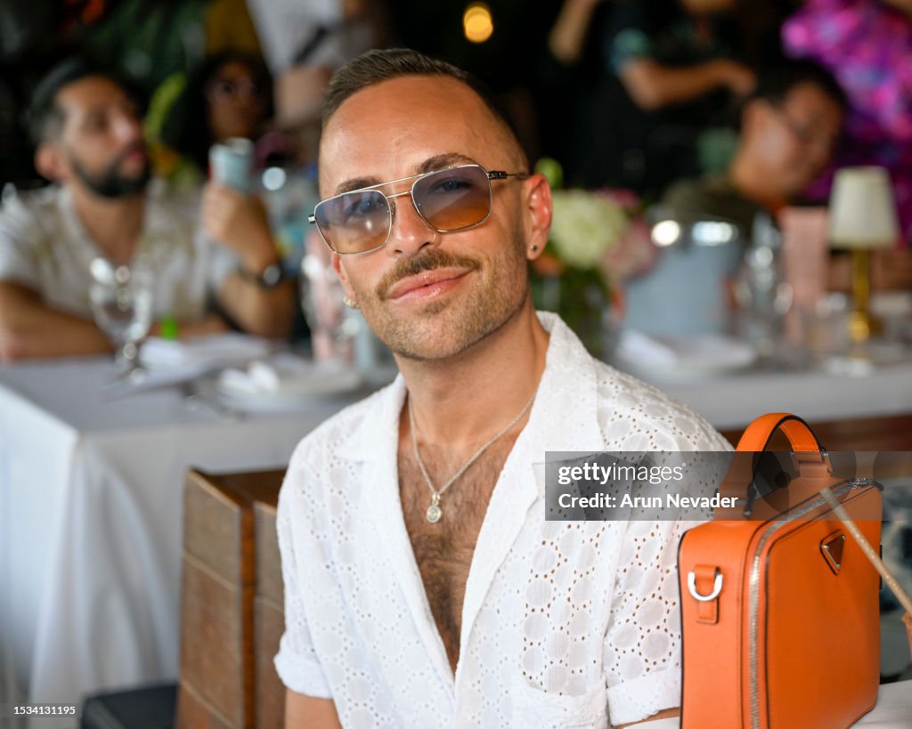 Timur Tugberk in the front row during the VIP Sunset Soiree for Miami ...