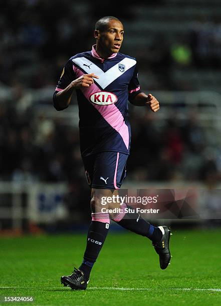 Bordeaux player Jussie in action during the UEFA Europa League match between Newcastle United and FC Girondins de Bordeaux at Sports Direct Arena on...