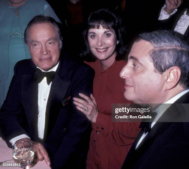 Bob Hope, Ruth Bachelor and Fred Silverman attend 30th Anniversary Party for Bob Hope on January 11, 1981 at NBC Studios in Burbank, California.