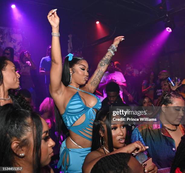 Ariana Fletcher attends her Birthday Celebration at Bamboo atlanta on July 8, 2023 in Atlanta, Georgia.