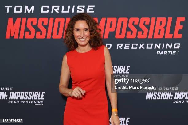 Marie-Sophie Lacarrau attends "Mission : Impossible Dead Reckoning Part 1" - Paris Influencers Premiere on July 11, 2023 in Paris, France.