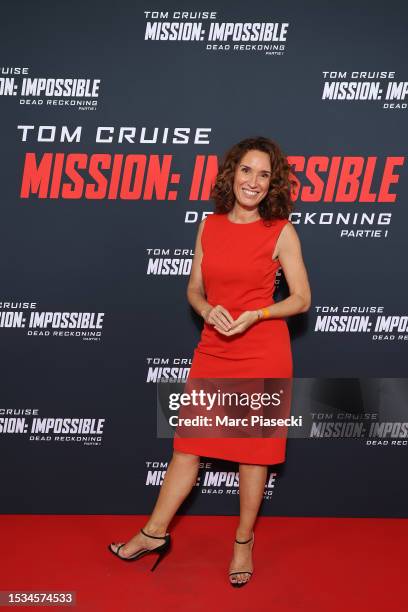 Marie-Sophie Lacarrau attends "Mission : Impossible Dead Reckoning Part 1" - Paris Influencers Premiere on July 11, 2023 in Paris, France.