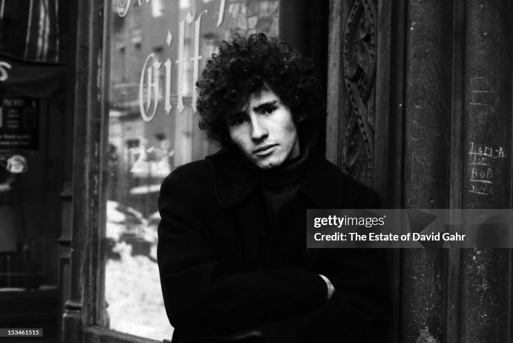 Tim Beckly Folk singer Tim Buckley poses for a portrait in Greenwich Village in ...
