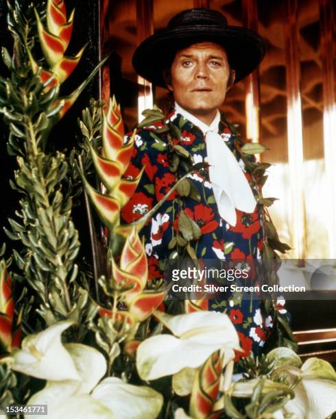 American actor Jack Lord as Lt Steve McGarrett in the TV series 'Hawaii Five-O', circa 1975.