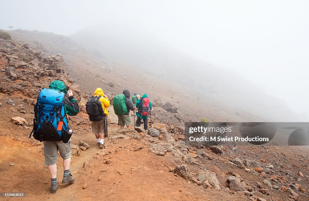 Hiking in Haleakala