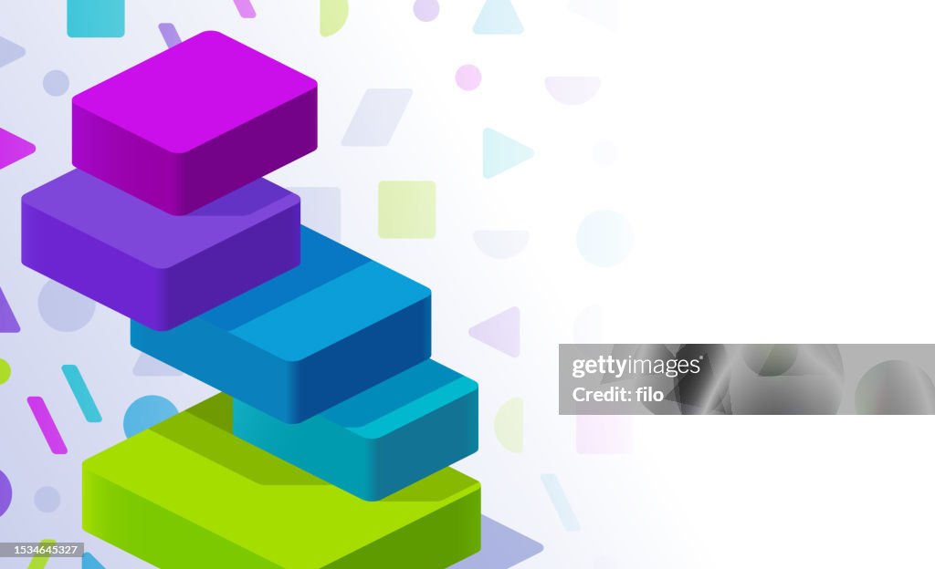 Build Blocks Abstract Blocks Building Prototype Design Abstract High-Res Vector Graphic ...
