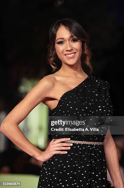 Actress Dajana Roncione attends the 2012 RomaFictionFest Closing Cerimony at Auditorium Parco della Musica on October 5, 2012 in Rome, Italy.