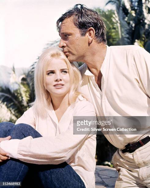 Welsh actor Richard Burton and American actress Sue Lyon in 'The Night of the Iguana', directed by John Huston, Mexico, 1964.