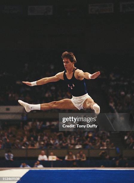 Kurt Thomas of the United States performs during the Men's All-around event on 29th October 1979 during the World Artistic Gymnastics Championships...