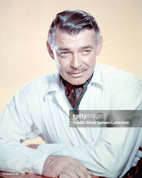 American actor Clark Gable , circa 1950.