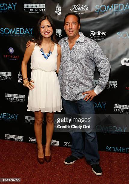 Alyssa Kuchta and Ron Stein attends the "Someday This Pain Will Be Useful To You" New York Screening at Village East Cinema on October 5, 2012 in New...
