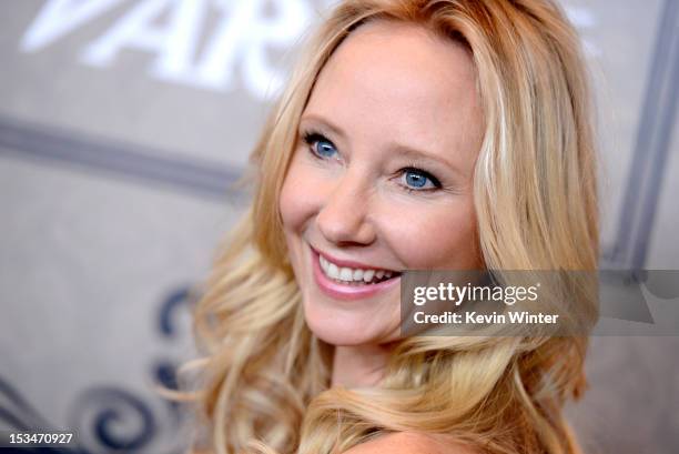 Actress Anne Heche arrives at Variety's Power of Women presented by Lifetime at the Beverly Wilshire Hotel on October 5, 2012 in Beverly Hills,...