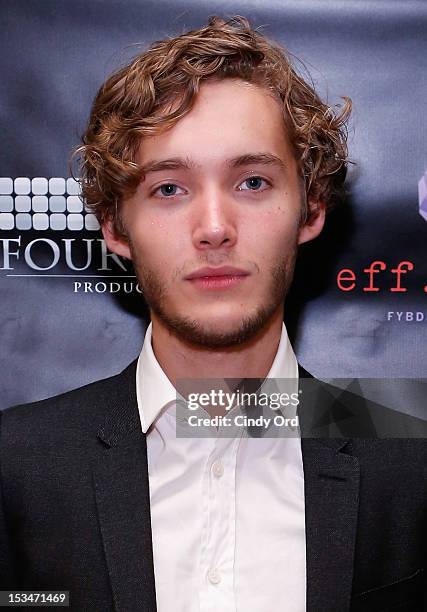 Actor Toby Regbo attends the "Someday This Pain Will Be Useful To You" New York Screening after party at Kiehl's Since 1851 Flagship Store on October...