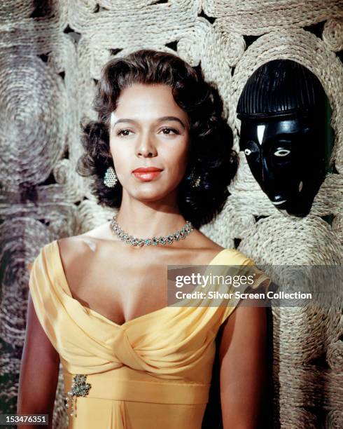 American actress and singer Dorothy Dandridge , circa 1955.