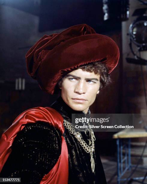 English actor Michael York as Tybalt in 'Romeo And Juliet', directed by Franco Zeffirell, 1968.