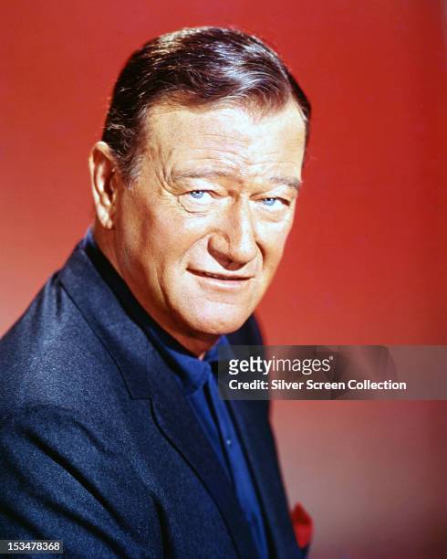 American actor John Wayne , circa 1960.