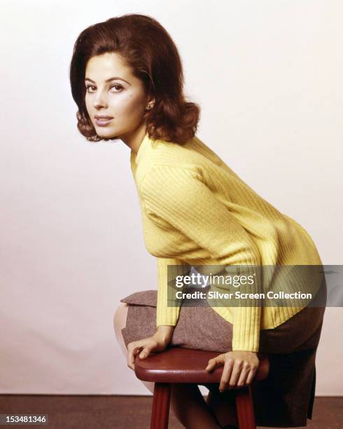 Canadian-American actress Barbara Parkins, circa 1965.