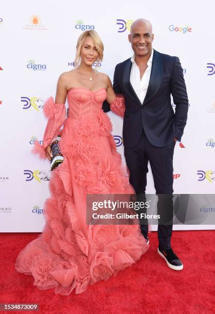 Nicole Ari Parker and Boris Kodjoe at the Hollyrod 2023 Designcare Gala held at The Beehive on July 15, 2023 in Los Angeles, California.