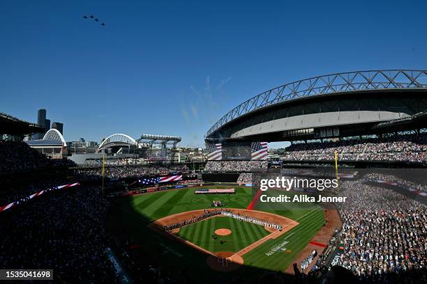 View of T-Mobile Park prior to the 93rd MLB All-Star Game presented by Mastercard on July 11, 2023 in Seattle, Washington.