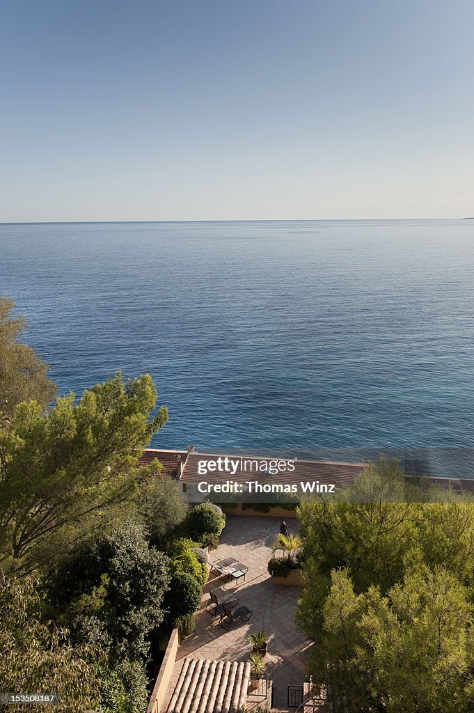View over Mediterranean sea
