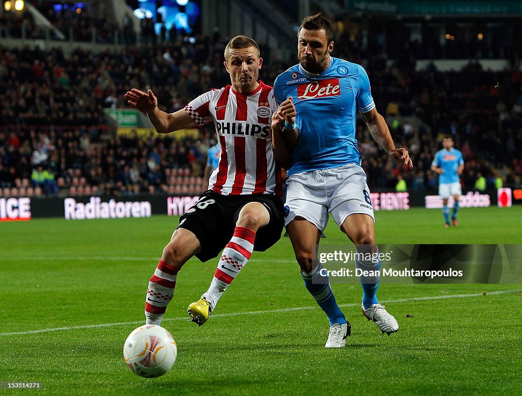 PSV Eindhoven v SSC Napoli - UEFA Europa League