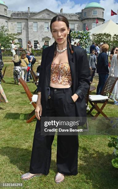 Anna Brewster attends Cartier Style Et Luxe at the Goodwood Festival of Speed on July 16, 2023 in Chichester, England.